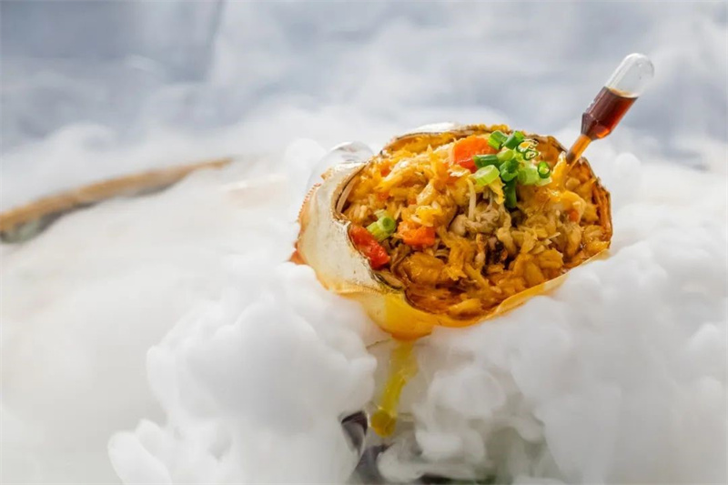 荷塘月色烩蟹斗