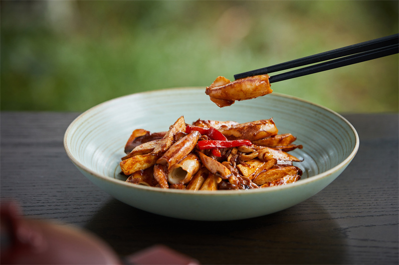 福鼎白茶油煎河田鸡，牛肝菌 Pan-Seared Chicken, White Tea Oil, Porcini (2)