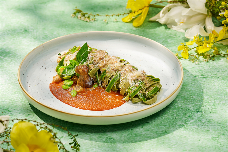 混合肉酱宽面 Tagliatelle Paglia & Fieno all’ Anatra